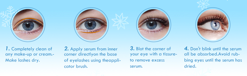 Schritt-für-Schritt Anwendung des PAPOIYA Wimpernserums Schritt-für-Schritt Anwendung des PAPOIYA Wimpernserums