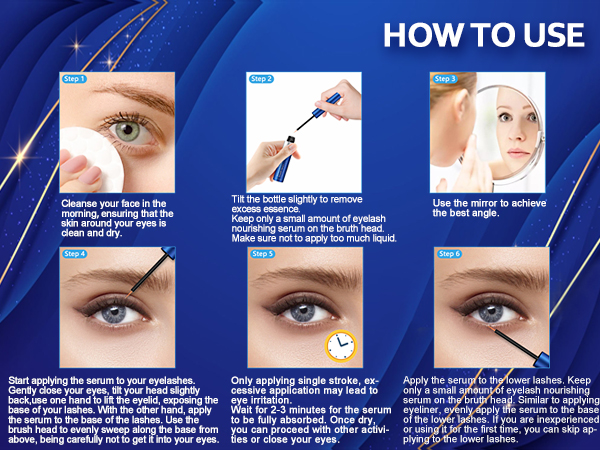 Schritt-für-Schritt Anwendung des Wewell Wimpernserums Schritt-für-Schritt Anwendung des Wewell Wimpernserums