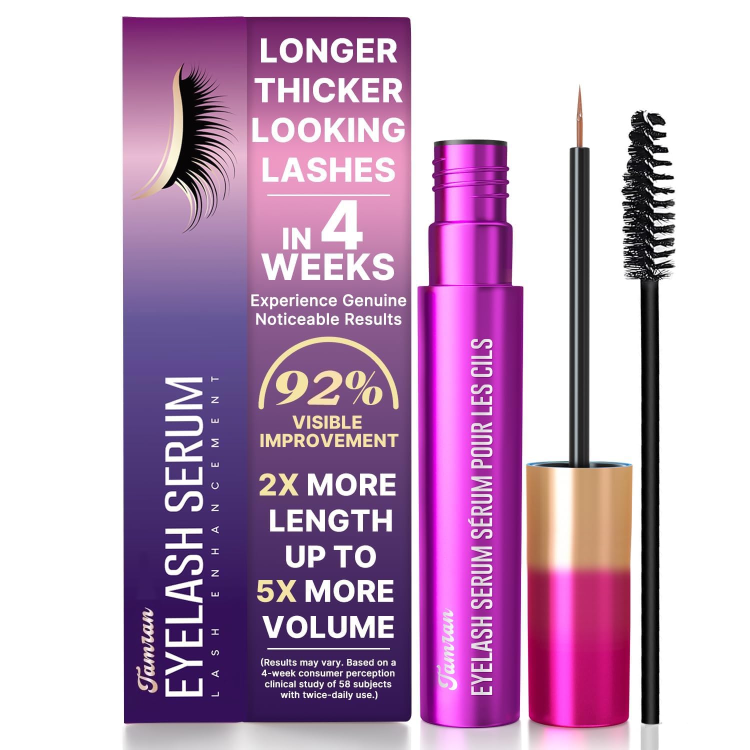 Tamran Long Lashes Wimpernserum Flasche mit Applikator