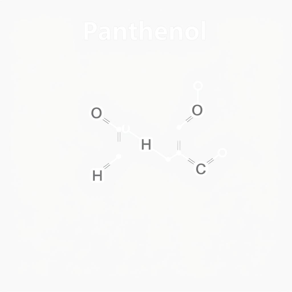 Panthenol Molekülstruktur